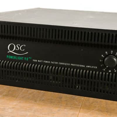 QSC PowerLight 9.0 PFC Power Factor Corrected 2-Channel Power Amplifier CG011SZ image 3