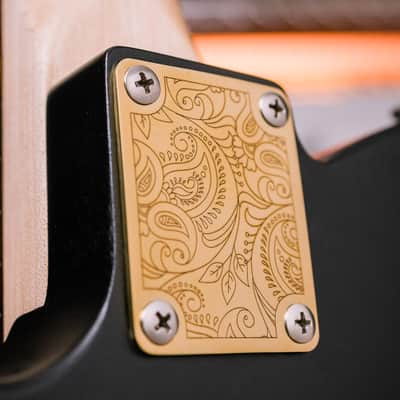 TL Paisley Hardware Kit (Tele/Telecaster Bridge & Plates / Engraved) image 9