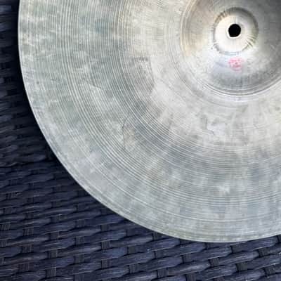 Vintage 1970s Tosco 16” Crash Cymbal (CRACKED) image 12