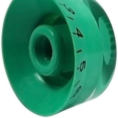 4pcs Green Top Hat Guitar Knobs | Volume & Tone Speed Control Knob Set for Les Paul & Electric Guitars | LP Style Split Shaft Replacement Parts image 3