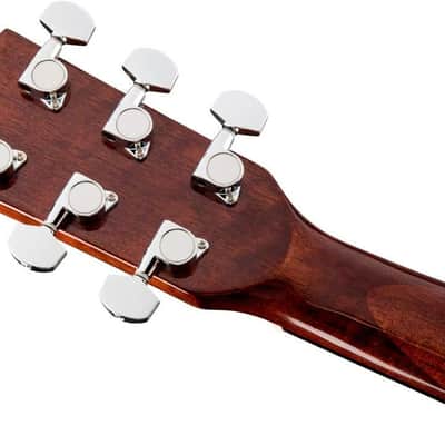 Fender CD-60SCE All-Mahogany Dreadnought Cutaway Acoustic Electric Guitar, with 2-Year Warranty, Fishman Pickup and Preamp System, Natural image 8