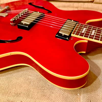Epiphone Riviera MIK 2006 - Cherry w/Bigsby image 14