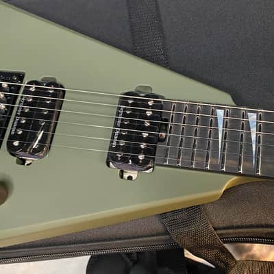 NEW! Jackson American Series Rhoads RR24 - Ebony Fingerboard  - Floyd Rose - Matte Army Drab - Authorized Dealer image 2