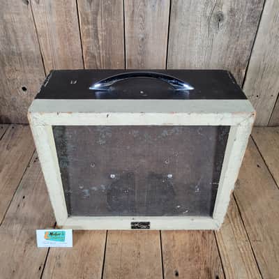 Kay K-504 Amplifier 1960s Cab with Mojotone Princeton Amp Kit Built In 2017 - Black and Creme image 2