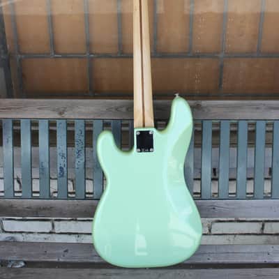 Fender MIM FSR Deluxe Precision Bass Sea Foam Green Metallic image 9