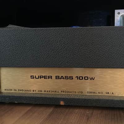 Marshall Super Bass 100 1969/1970 image 5