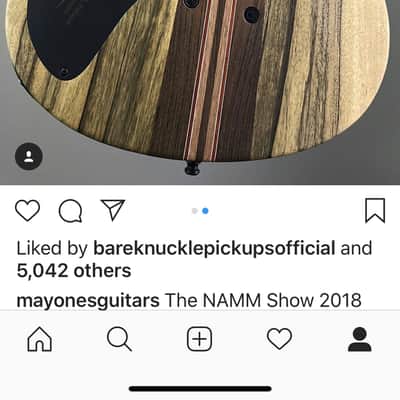 Mayones Masterbuild MBC Core Guard 7 String 2018 Gloss Top Matte everything else image 7