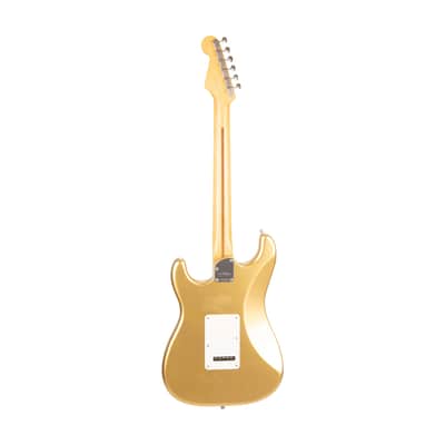 2020 Fender Lincoln Brewster Stratocaster Electric Guitar, Maple FB, Aztec Gold, LB0XXXX image 3