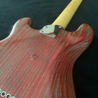 JD Guitars 2022 Couchcaster Red /Silver image 21