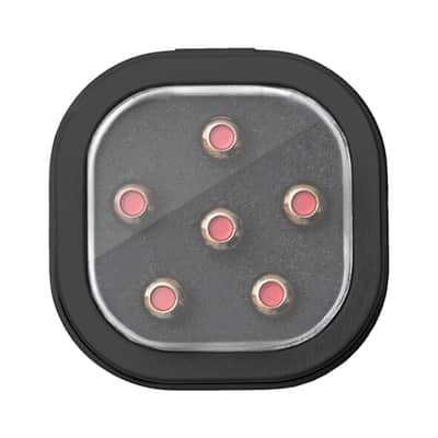 Martin Liquid Metal Bridge Pin Set - Gold with Red image 2