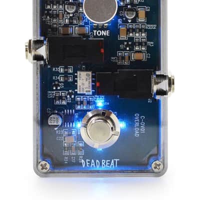 RARE VISIBLE OVERDRIVE Effect Pedal by Deadbeat Sound image 2