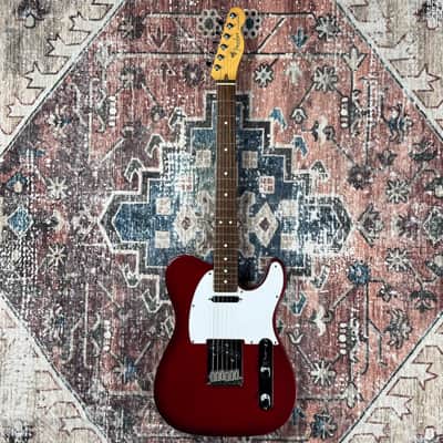 1995 Fender American Standard Telecaster Vintage Crimson Red Transparent Electric Guitar W/ Original Hardshell Case & Original Paperwork! image 5