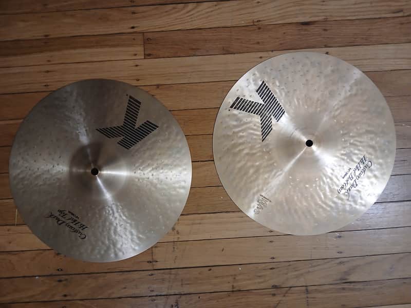 Zildjian 14" K Custom Dark Hi-Hat Cymbals (Pair) 1995 - Present - Traditional image 1