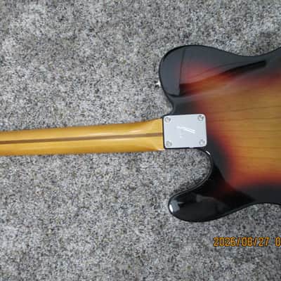 Fender Vintera II '60s Telecaster, Thinline, Maple Fretboard, 2025, 3-Color Sunburst, SD Hot Rail Neck Pickup, Fender Gigbag image 12