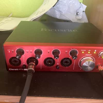 Focusrite Clarett 4Pre USB Audio Interface 2010s - Red Bild 2