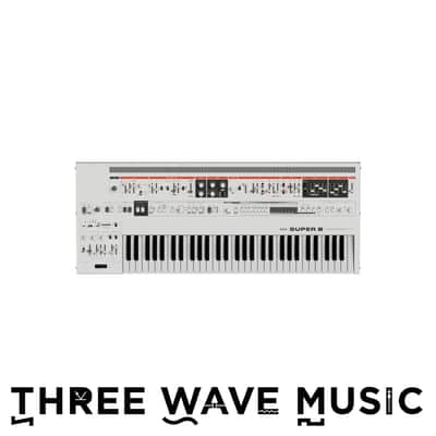 UDO Audio Super 8 (White) - 16-Voice Polyphonic Bi-Timbral Analog-Hybrid Performance Synthesizer  [Three Wave Music] image 1