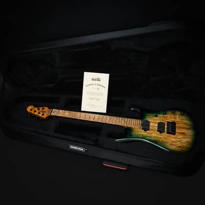 Ernie Ball Music Man JP15 Emerald Glow Roasted/Figured Maple Neck *Miami Guitar Exclusive* 2025 (H06299) image 5