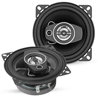 5Core Coaxial Door Car Speakers 4” Pair 250W 4Ohm 2 Way Component Subwoofer Audio w Super Tweeter image 1