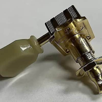 Epiphone- Deluxe- tuner, screw-in bushing, Gold, bass side image 3