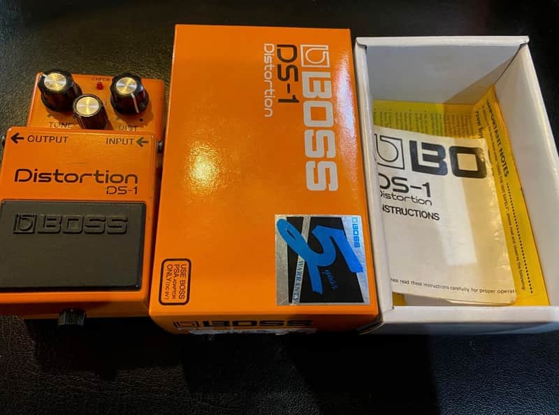 Boss DS-1 Distortion (Black Label) 1988 - 1994 - Orange image 1