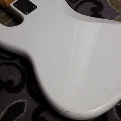 Tanara P/J P-Bass Clone (1980s, Olympic White) image 9