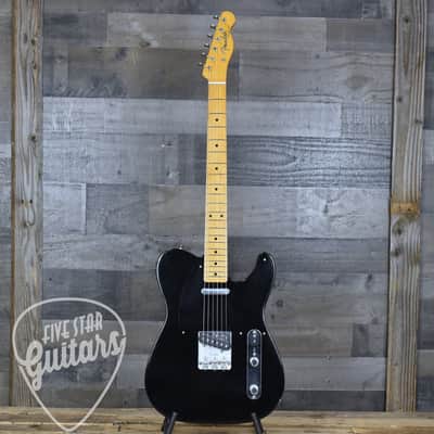 Mint Fender Dealer Exclusive Vintera  Road Worn  '60s Double Esquire -  Black with Deluxe Gig Bag image 3