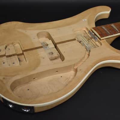 Rickenbacker 4001 Bass Project Husk 1970s Unfinished w/HSC image 8
