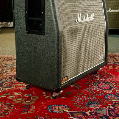 Marshall 1960AV Vintage 280-Watt 4x12" Angled Guitar Speaker Cabinet 2011 w/UK V30’s - Black image 6