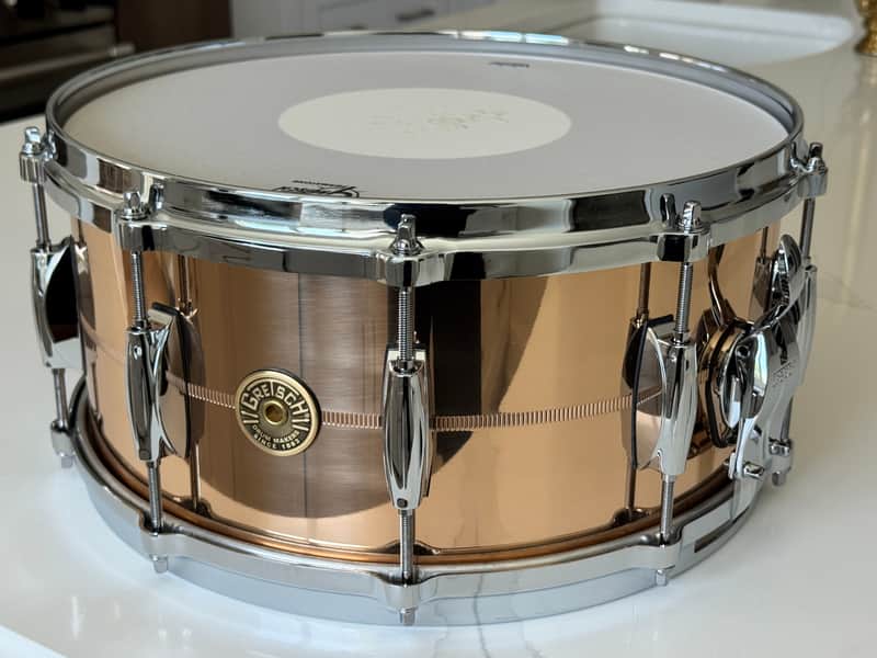 Gretsch USA G4164BP 6.5x14 Phosphorus Bronze snare drum image 1