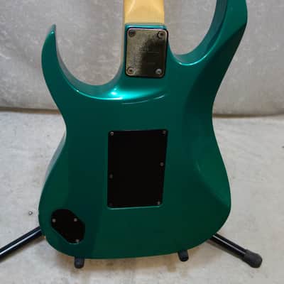 1991 MIJ Ibanez RG-550 electric guitar in teal finish image 4