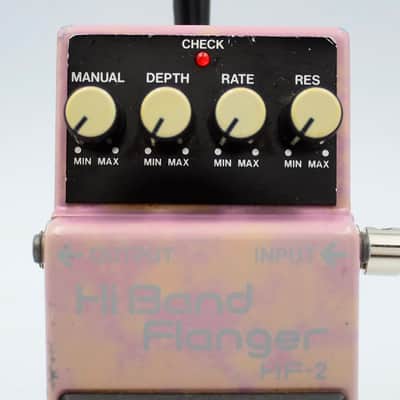 Boss HF-2 Hi Band Flanger 1993 Made in Taiwan Guitar Effect Pedal AE92396 image 3