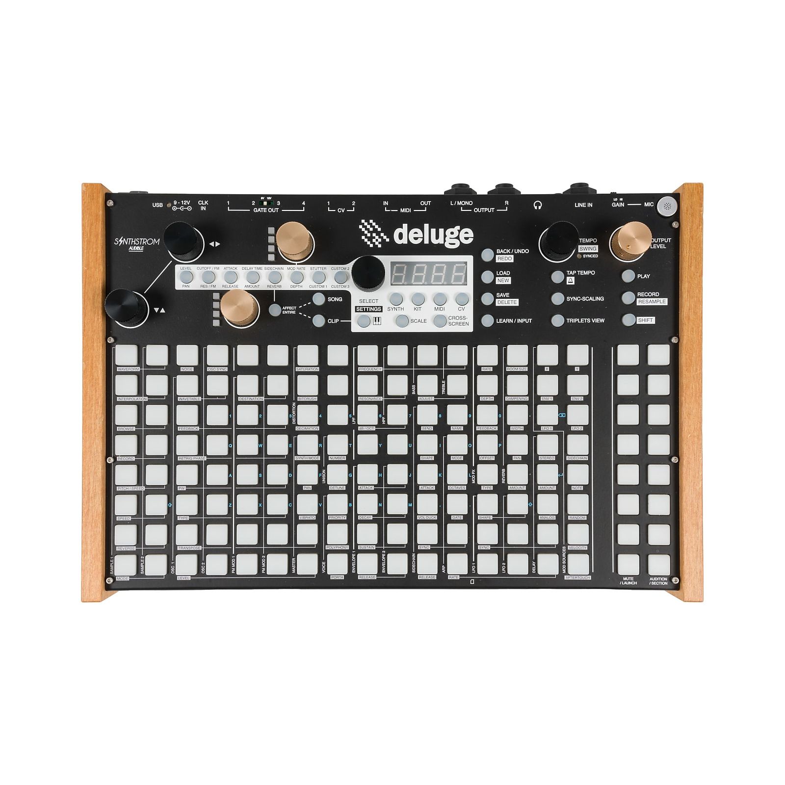 Synthstrom Audible Deluge 64-Voice Desktop Synthesizer with | Reverb