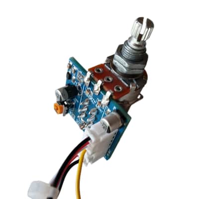 Boffin FX Push-Pull Onboard Clean Boost Preamp 20dB 500K for Humbuckers & High-Gain image 2