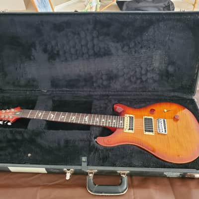 PRS SE Custom 24 7-String 2012 - 2014 - Vintage Sunburst w/ Case image 9