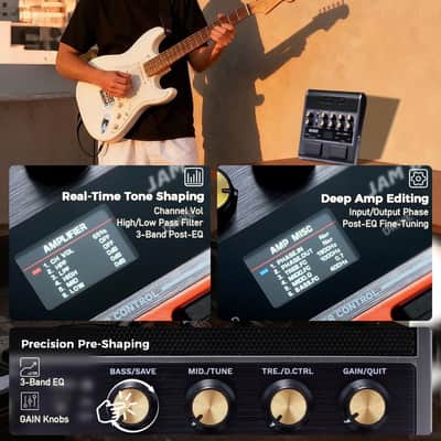 Brand New Joyo JOYO 10W Portable Electric Guitar Amp Multi-Effects Pedal Combo Amplifier 2025 image 6