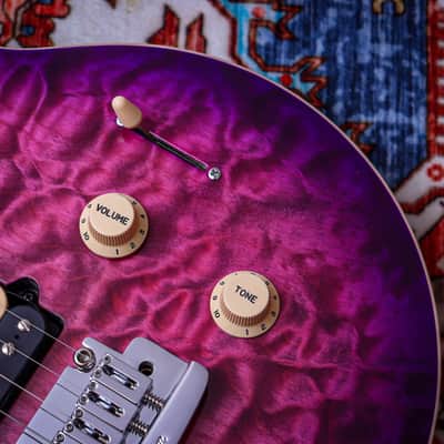 ERNIE BALL USA Music Man Axis Quilt HH HT "Olallieberry+ Maple" (2025) (SOLD) image 12