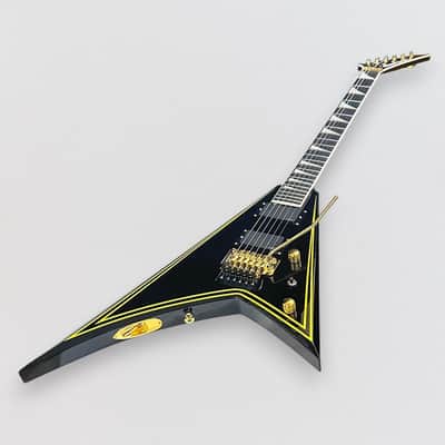 Jackson MJ Series Rhoads RR24MG Electric Guitar 2024 - Black with Yellow Pinstripes image 10