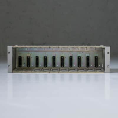 Telefunken S67 vintage 10 slot module rack with connectors inside (unwired) for use with Tab V76, Siemens V72, Tab U73, Siemens V78 etc. image 3