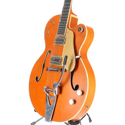 Gretsch G6120T-BSSMK Brian Setzer Signature Nashville Hollow Body '59 "Smoke" with Bigsby Smoke Orange (C10) (61763) image 4