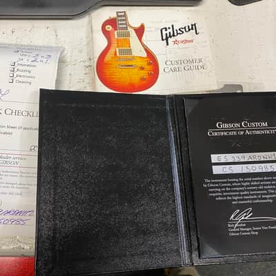 2011 Gibson Custom ES-339 - Cherry - Includes Original Documentation and OHSC! image 16