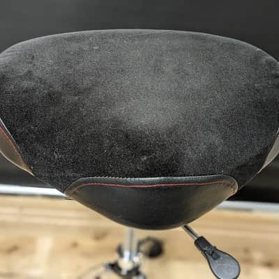 Gibraltar 9608HM 9600 Series Hydraulic Moto-Style Drum Throne 2010s - Black/Chrome image 6