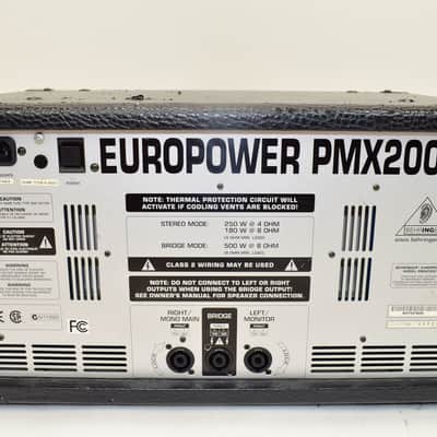 Behringer PMP2000 800-Watt Powered Mixer w/ Multi FX image 10