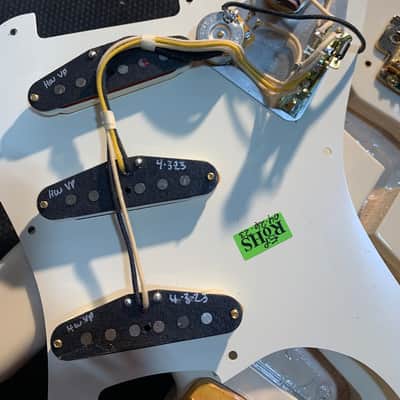 Fender Vintage Custom Shop 1957 Reissue Stratocaster TCP Time Capsule 2023 Aged White Blonde w/ OHSC image 19