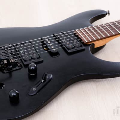 2001 Ibanez Prestige S Series S470 HSH Satin Black w/ Floyd Rose image 6