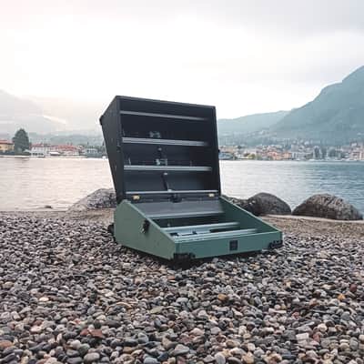 18U Eurorack Case Powered, 104 hp (or 84 or 126 hp) patched resealable, modular synthesizer synth image 13