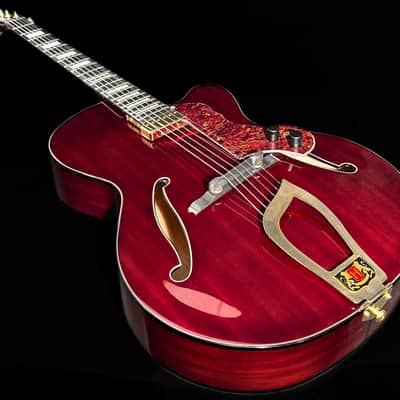 Hagstrom HL-550 w/Case - Natural Mahogany *USA Small Business* image 1