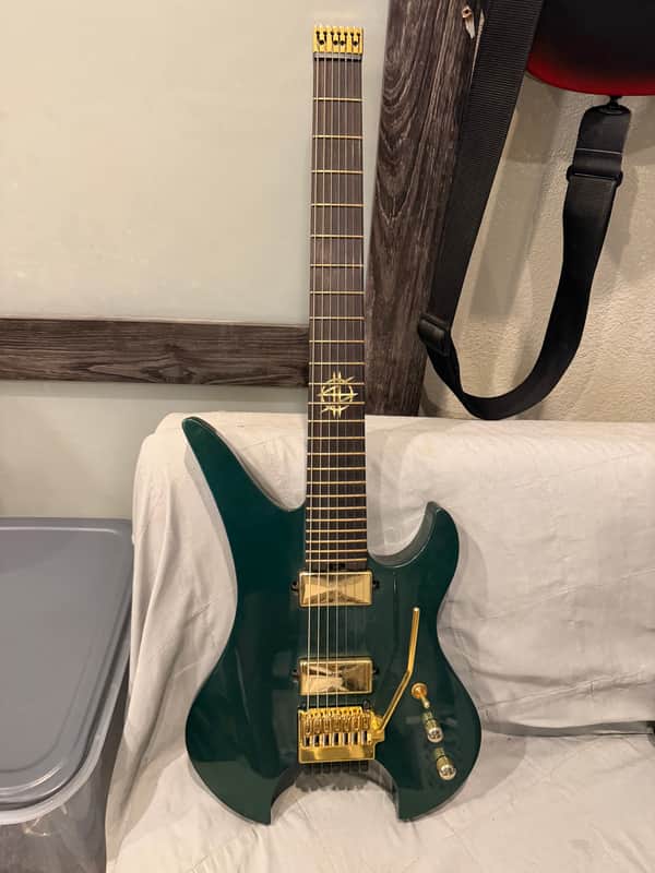 Schecter Synyster Gates Custom-7 TR 2024 - Present - Oak Green Metallic image 1