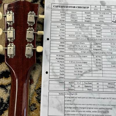 1968 Gibson - ES-330 TDC - Long Neck - ID 6014 image 24