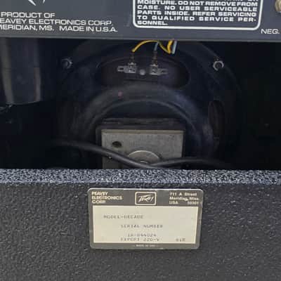 Peavey Decade 10-Watt 1x8" Guitar Combo 1980s First edition image 4
