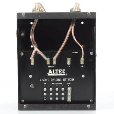 2 Altec N-500-C Dividing Network Units 500hz Crossover N500C | Reverb